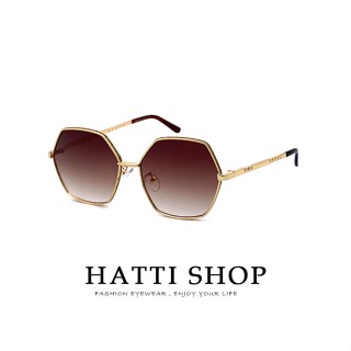 HATTI SHOP 歐美大框墨鏡 時尚多邊形大框墨鏡 高品質超輕盈太陽眼鏡 抗紫外線UV400