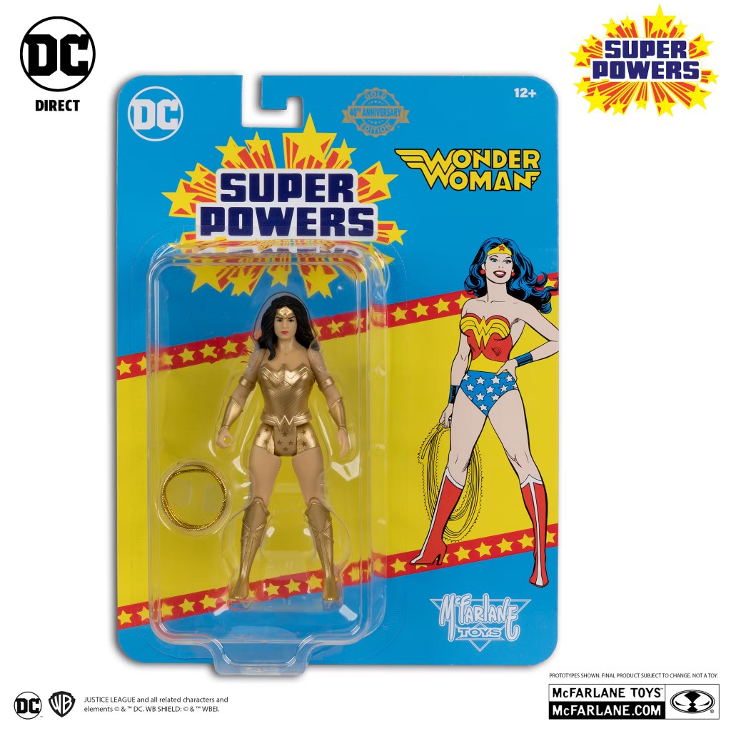 全新現貨 麥法蘭 DC Direct 神力女超人 復古吊卡 5吋可動 40週年 Super Powers #42
