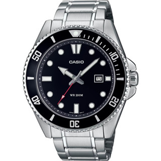 【CASIO】鋼帶槍魚 水鬼運動潛水錶 日期顯示 200米防水 MDV-107D-1A1 臺灣卡西歐公司貨