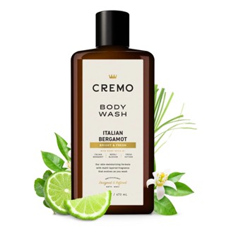 美國 Cremo 義大利佛手柑 香水沐浴露（男性男士男生沐浴乳沐浴膠 男用香氛身體保濕控油沐浴精 男 敏感肌抗敏洗澡沐浴