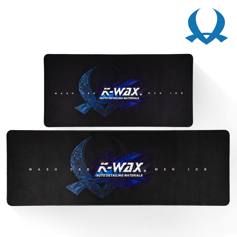 K-WAX 品牌訂製滑鼠墊 兩種尺寸 止滑 包邊 表面滑順 不挑滑鼠