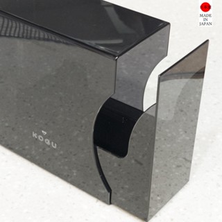 家禮生活 | 現貨- KOGU 珈琲考具 咖啡濾紙盒 濾紙收納盒 濾紙盒 塑膠款 黑色透明款 有分隔板 【日本原裝】