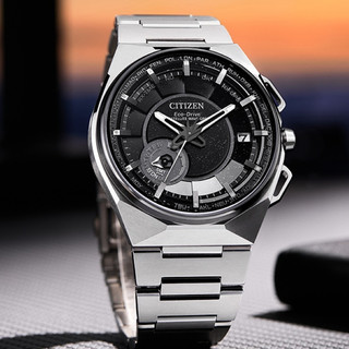 CITIZEN 星辰 GENTS 超級鈦 光動能GPS衛星對時腕錶-黑45.4mm(CC3097-52E)