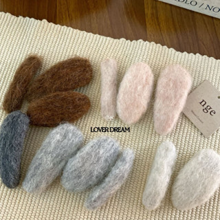 🌸臺灣現貨H54新款髮夾劉海髮夾氣質毛絨bb夾外出百搭少女側邊瀏海碎髮邊夾髮卡可愛大號髮夾邊夾