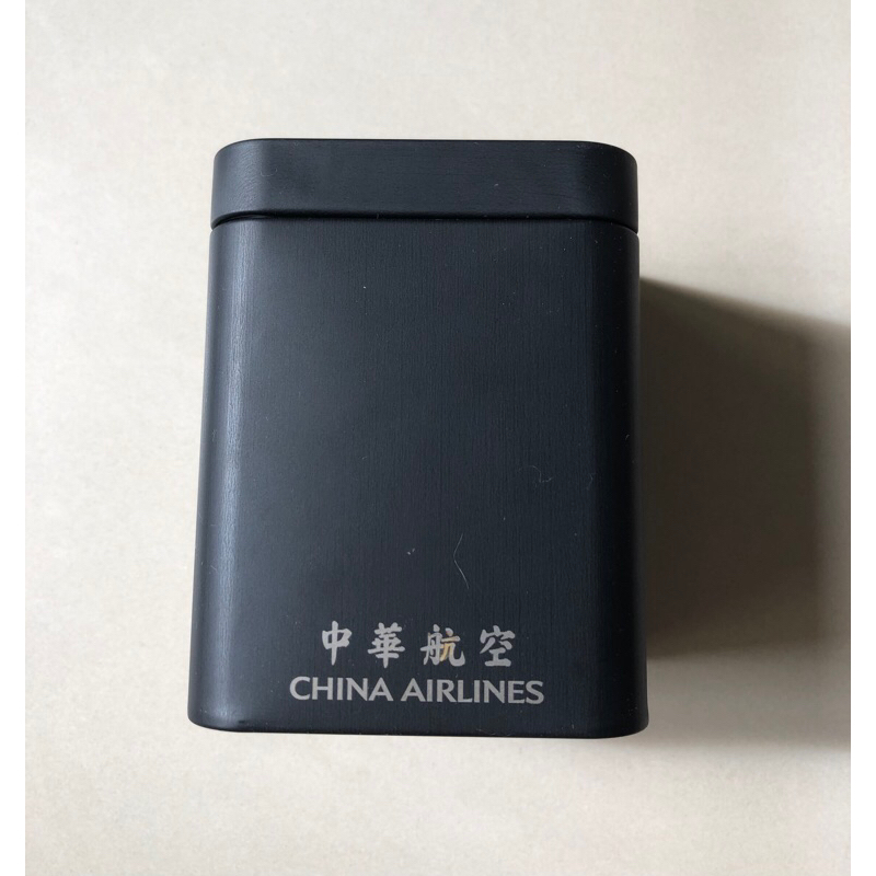 中華航空 華航 黑色 茶葉空罐 張協興茶行