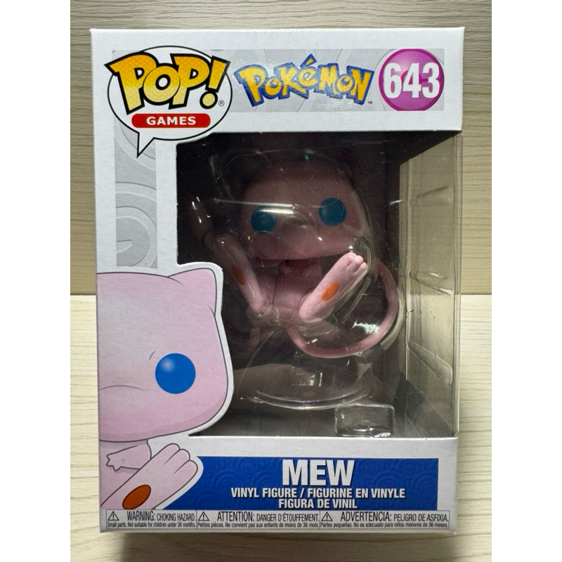 FUNKO POP POKEMON 寶可夢 神奇寶貝 MEW 夢幻 643