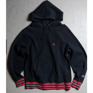 Champion Reverse Weave Hoodie Sweatshirt 冠軍 日版 海軍藍拼接連帽衛衣 帽踢