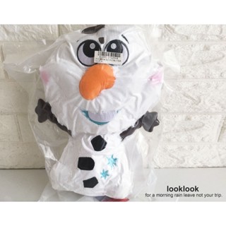【全新日本景品】冰雪奇緣 雪寶後揹包 雪人立體充棉娃娃後揹包 造型絨毛玩偶揹包
