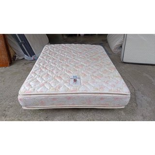 【安鑫】~降價出清! Sealy席伊麗名床 5尺雙人【5X6.2尺】四線乳膠加厚獨立筒床墊 ~超值二手價!【A2548】