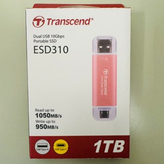 Transcend 創見1TB ESD310P 雙介面固態行動碟