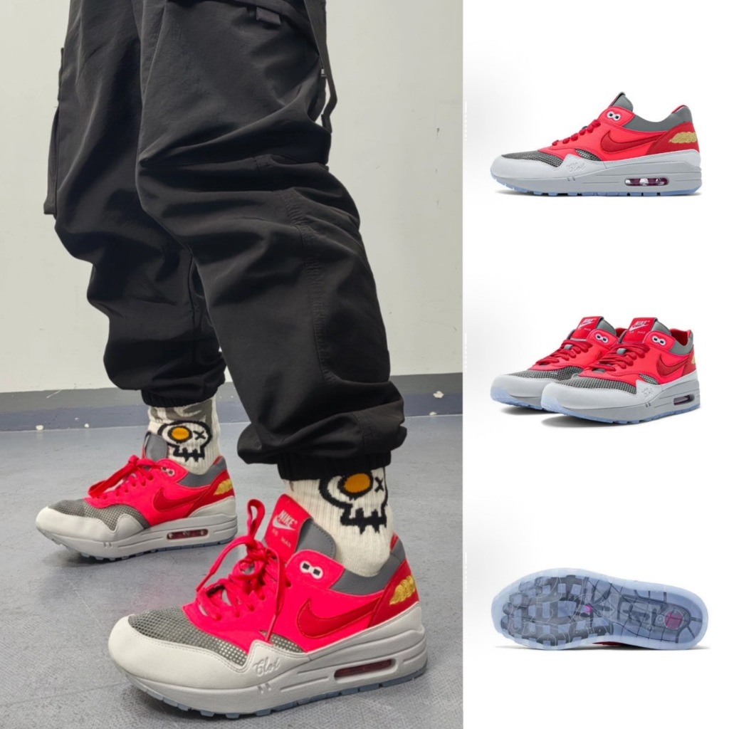 【PON】CLOT x Nike Air Max 1 KOD 死亡之吻3.0 粉色 聯名款 男鞋DD1870-600