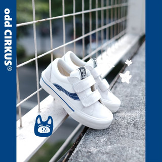 odd CIRKUS ASTLEY VELCRO KID-SUNNY BLUE 藍天白 魔鬼氈童鞋 滑板鞋