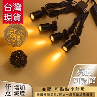 臺灣出貨丨USB公仔展示燈 櫥櫃投射燈 酒櫃燈 模型燈 公仔展示燈 迷你小射燈 打光燈 展示櫃燈 珠寶展示燈 並聯射燈