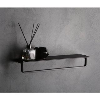 【洗樂適→沙鹿中港店】韓國CEBIEN黑色毛巾置物架50CM(STS-50B)放衣架、收納架、衛浴、浴室