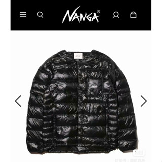 25 全新NANGA INNER DOWN nanga.羽絨 CARDIGAN可拆卸羽絨外套