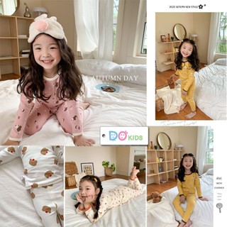 DO Kids童裝 臺灣現貨-韓版女童羊毛拉架居家服 秋冬季新品 兒童 中小童 大童 長袖 家居服 套裝 睡衣