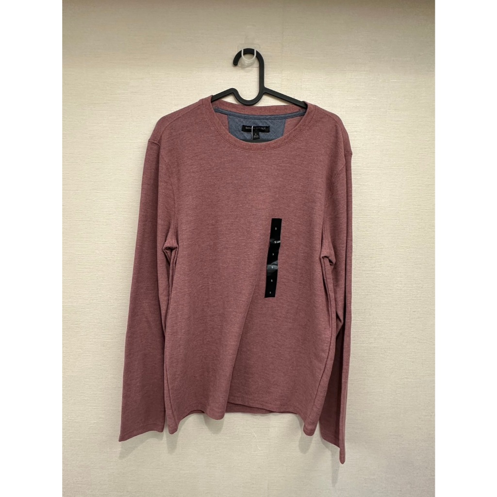 Banana Republic 男款 長袖紅色T恤 size S