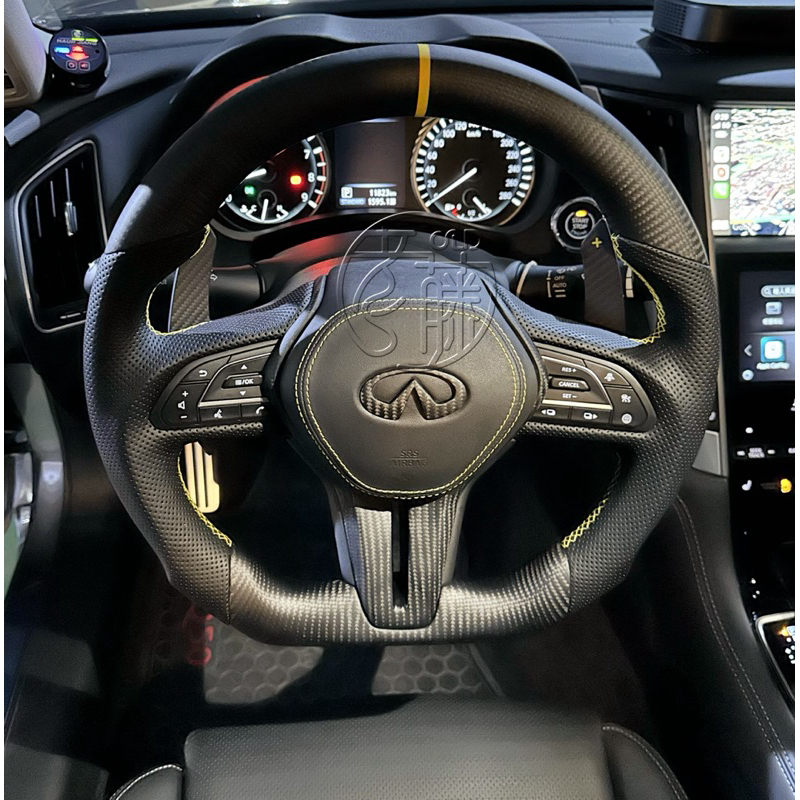 （老藤）infiniti QX55 QX50 Q50 Q50s Q60 Q30正卡夢、鍛造碳方向盤，全客製化訂製