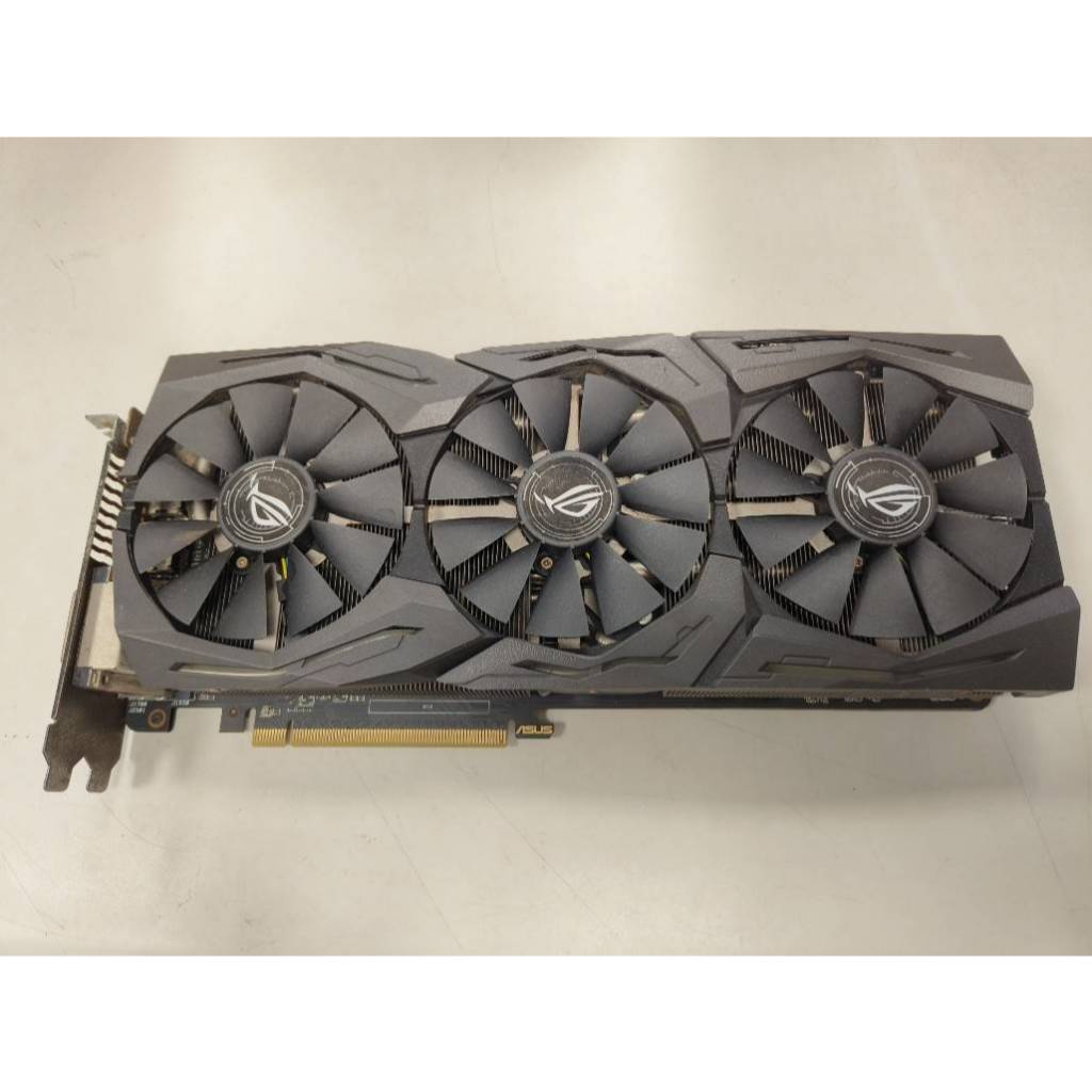 #1562 ASUS STRIX RX480 O8G GAMING 顯示卡 須接8PIN供電 接孔生鏽