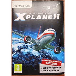 二手良品出售-專業飛行模擬11 X-Plane 11 英文鐵盒DVD版 PC電腦單機遊戲