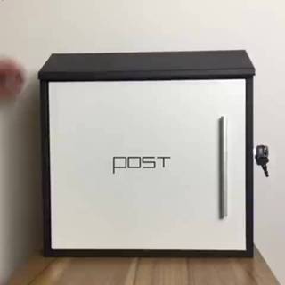 【萬匯傢俱百貨】家用信報箱歐式現代別墅室外信箱大號意見箱戶外信件箱創意不銹鋼郵箱家用款