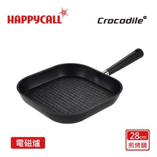 【原廠現貨免運】HAPPYCALL 石墨烯IH瞬熱極致鈦不沾28cm 黑把/四方煎烤鍋｜平煎鍋 不沾鍋 燒烤鍋 平底鍋