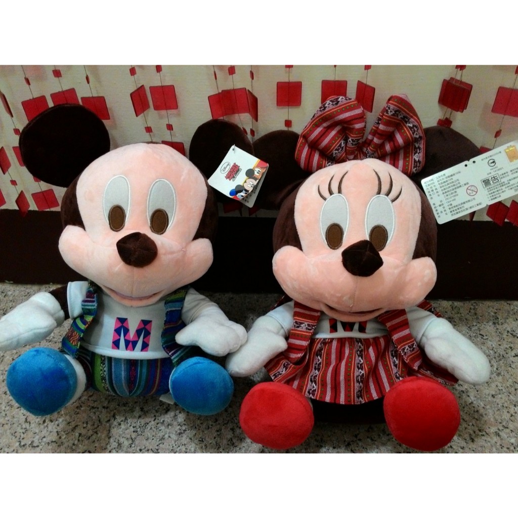 米老鼠 米奇 米妮 正版迪士尼 米奇娃娃 聖誕版士尼  米老鼠娃娃 生日 聖誕節禮物