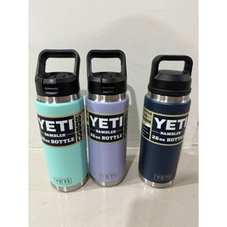 現貨在台 全新 YETI Rambler 26oz 山女孩 不銹鋼帶蓋水壺 戶外 寶特瓶口 769毫升 健行 爬山