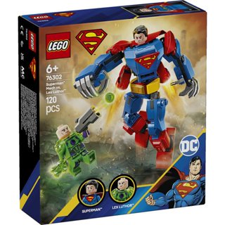 【臺中翔智積木】LEGO 樂高 超級英雄 Super Heroes 系列 76302 超人™ 機甲大戰雷克斯路瑟™
