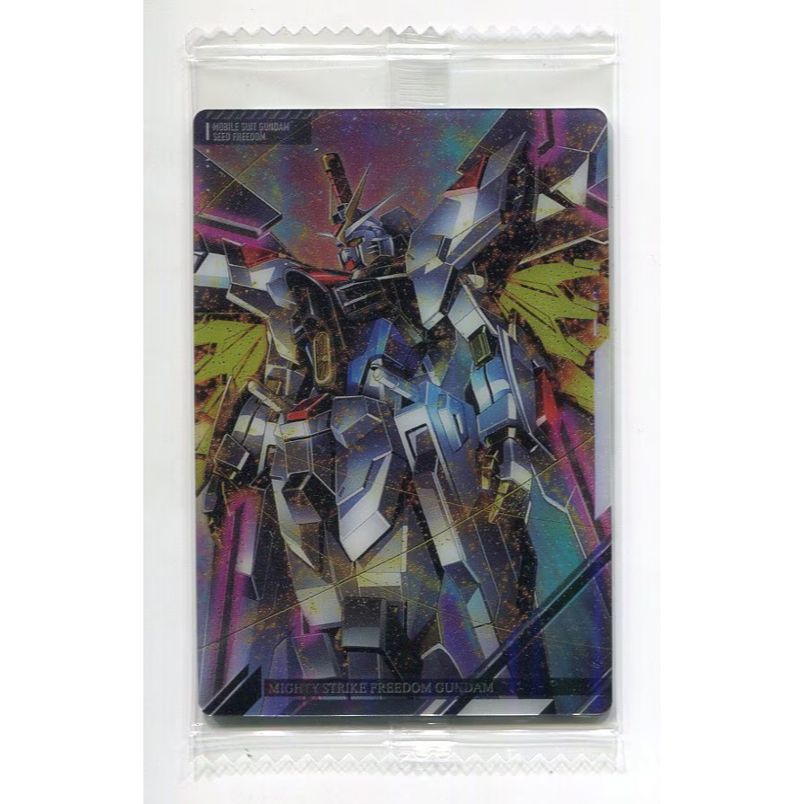 BANDAI 機動戰士 鋼彈SEED FREEDOM 威化餅 餅卡 威化卡 2733002  全能攻擊自由鋼彈