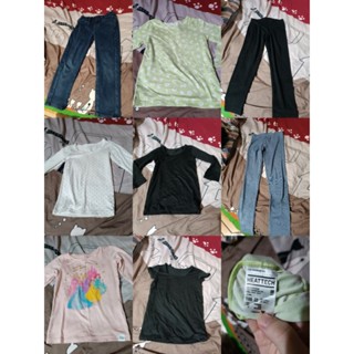 二手 多款 多尺寸 UNIQLO lativ 發熱 保暖 童裝 HEATECH 迪士尼 牛仔褲 內搭褲 長袖 上衣 短袖