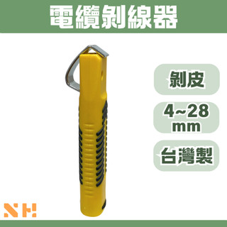 電纜剝線器 4~28mm 電纜剝皮鉗 511.241