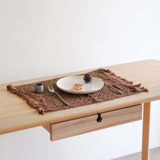 UDlab｜[吸濕透氣] 長桌巾 茶几布 聖誕桌旗 120cm 160cm 180cm 棉麻 兩色售 AT04-005