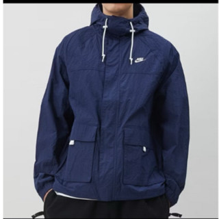 《全新》Nike Club Bowline 男款 深藍色 防風 大口袋 外套 FN3109-410