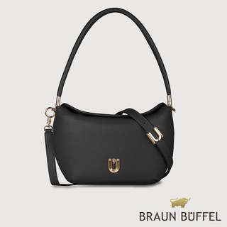 【BRAUN BUFFEL】艾拉娜 小肩包-黑色(德國小金牛台灣總代理)/BF846-26-BK