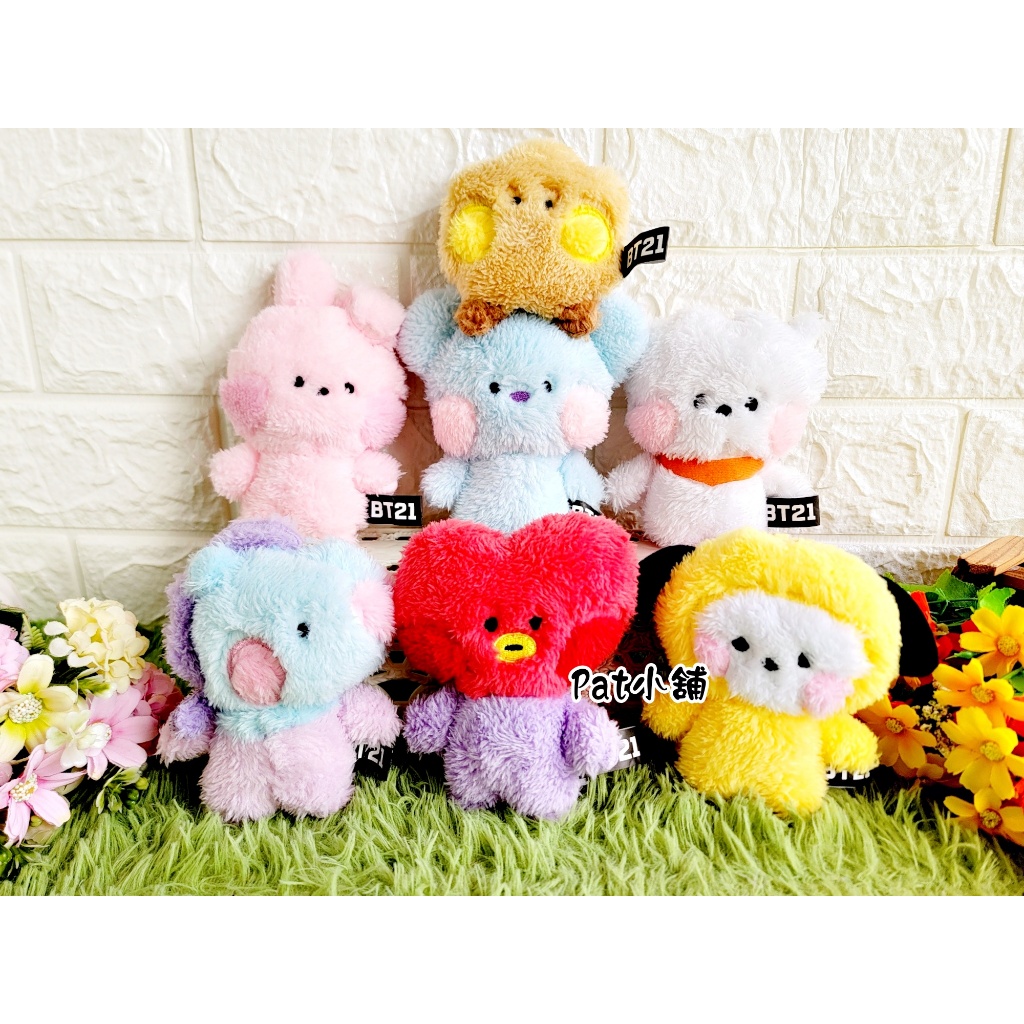 現貨 =Pat小舖= 正版 BT21 minini系列 可愛 宇宙明星 3吋 娃娃 玩偶 吊飾
