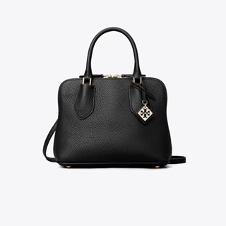 【TORY BURCH】專櫃款 SWING系列 防刮荔枝紋牛皮拉鍊手提/斜揹包-迷你款