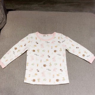 BEBE AMICO女童長袖厚棉上衣100公分