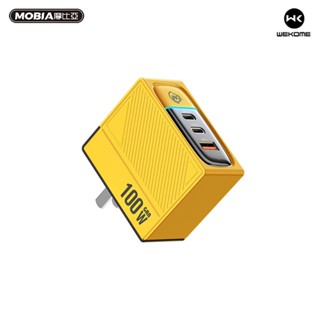 WEKOME WP-U155 點色系列100W USB+Type-C+Type-C三口氮化鎵充電器-中規 正版臺灣公司貨