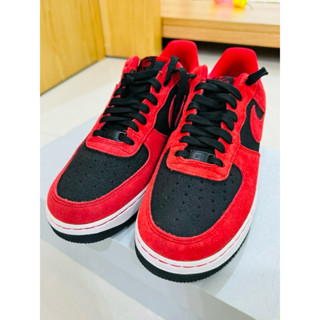 nike air force 1復刻款488298 619黑/大學紅2014年全新珍藏