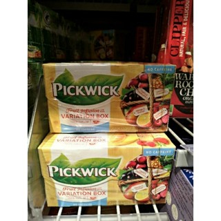 PICKWICK 荷蘭茶包 百年品牌 綜合水果茶 芒果柳橙 檸檬鳳梨 櫻桃黑醋栗 草莓 無咖啡因茶 純天然 1盒20入