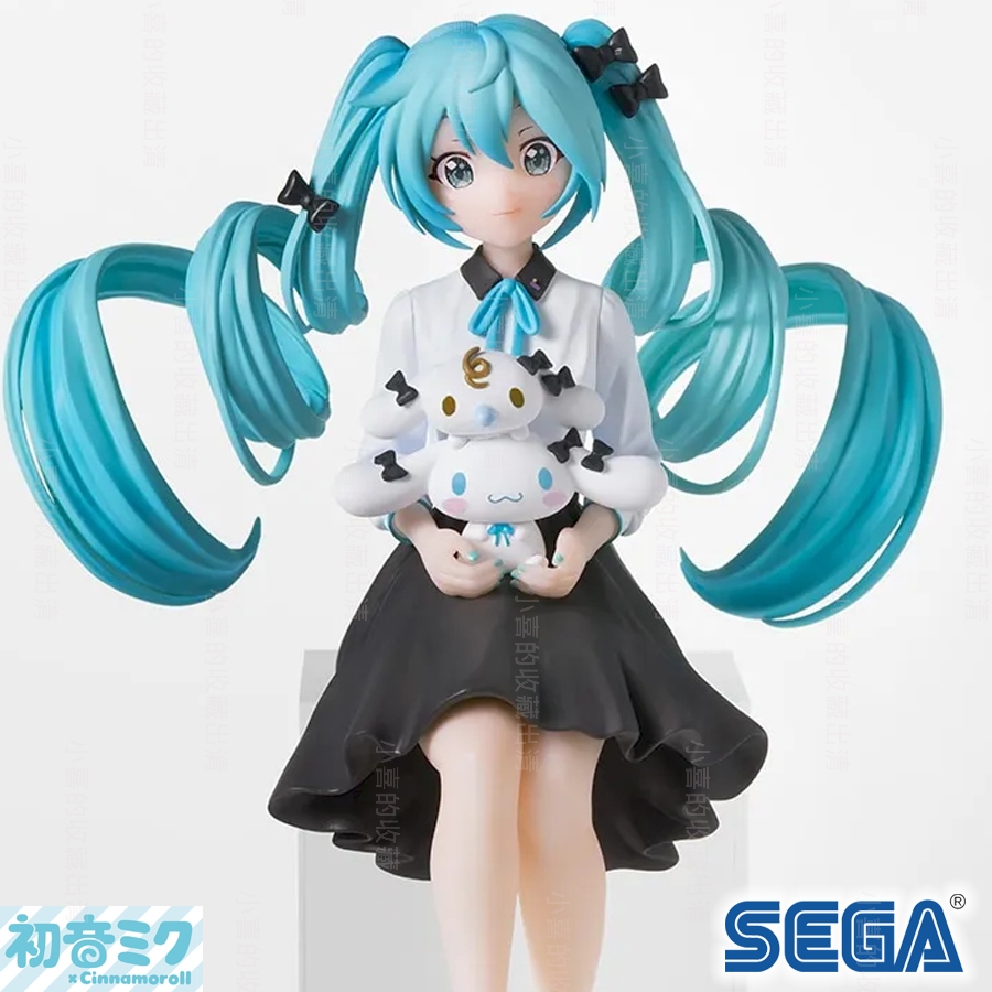 🌠喜樣子🌠 初音未來 大耳狗 日版 現貨 SEGA MIKU 景品 模型 初音 坐姿 簡樸 泡麵蓋