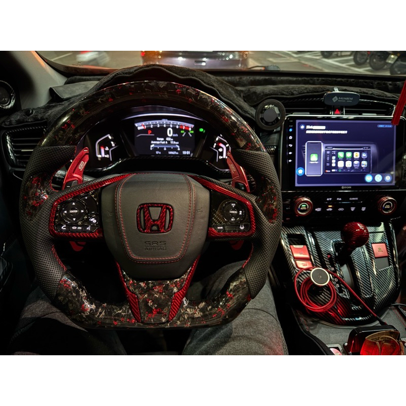 本田Honda ACCORD CIVIC FIT CITY HRV CRV5代 5.5代 6代 碳纖維變形蟲方向盤