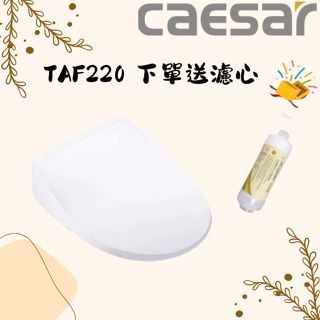 配合蝦皮券回饋10%現金【CAESAR 凱撒衛浴】瞬熱式電腦馬桶座 TAF220 easelet 逸潔電腦馬桶座