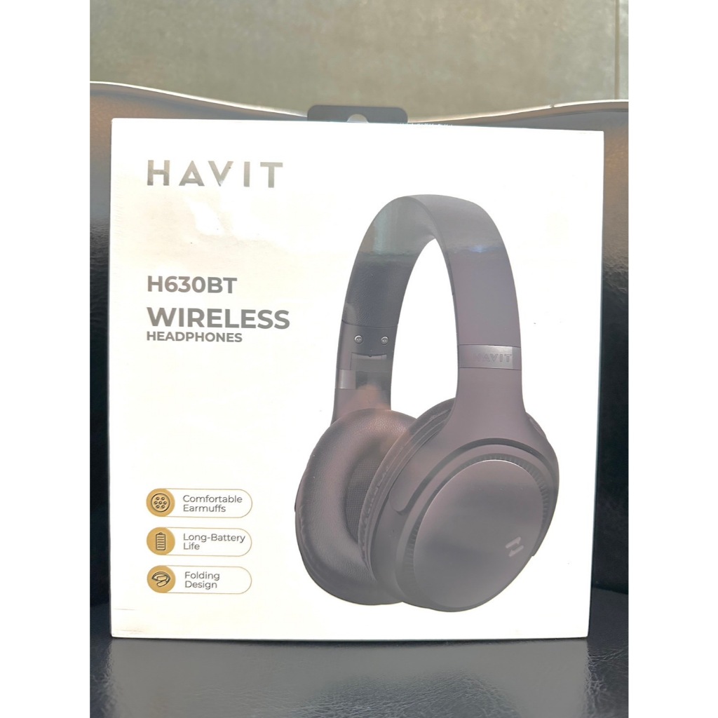 現貨【實拍】 Havit 海威特 H630BT 環繞立體音高續航 耳罩式 藍牙耳機_55H高續航