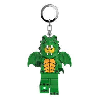 LEGO KE224H LED 樂高綠飛龍女孩鑰匙圈燈 鑰匙圈 手電筒【必買站】樂高週邊
