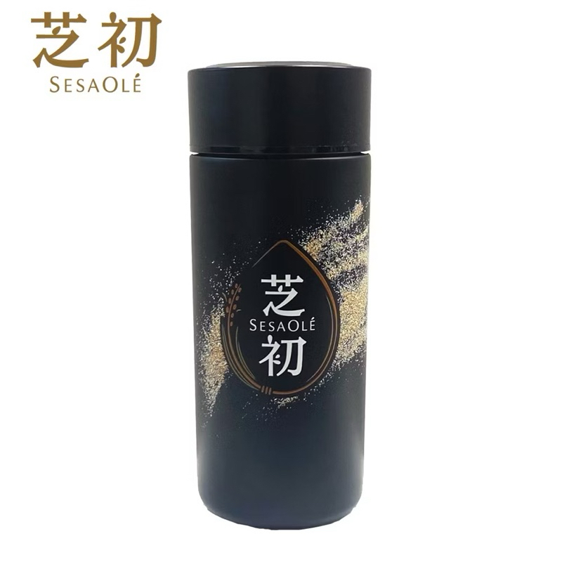 SesaOle【芝初】不鏽鋼隨行保溫杯 黑色 360ml