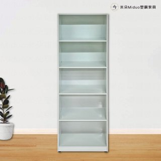 【米朵miduo】2尺五格塑鋼置物櫃 塑鋼收納櫃 防水塑鋼傢俱（寬60*深31*高184.5公分）