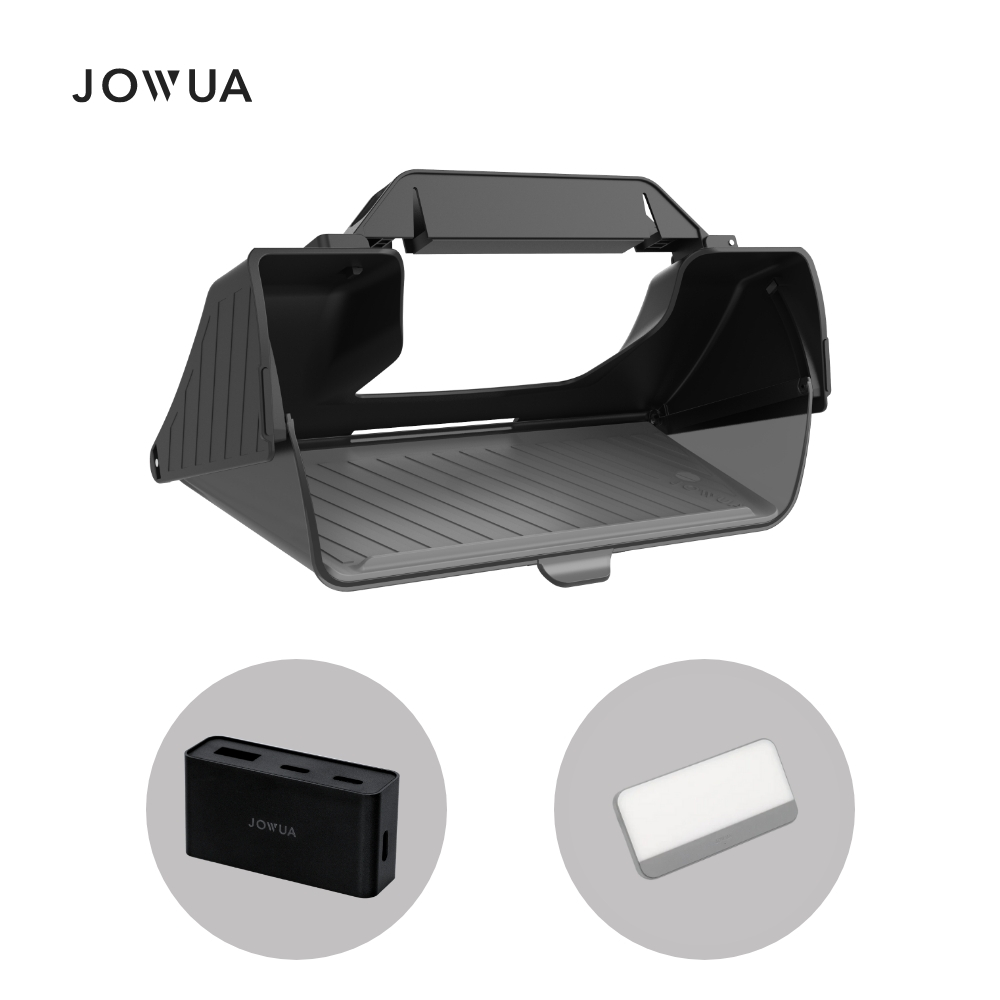 【JOWUA】特斯拉Model Y / 3 所有車型 隱藏式螢幕收納基座組合 螢幕 置物 充電