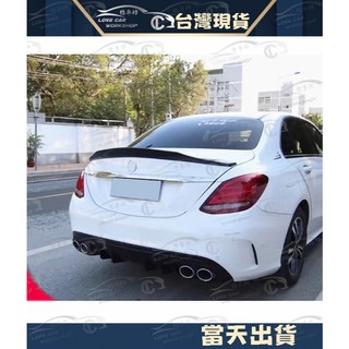 BENZ 賓士 W204 W212 W205 C63 BRABUS AMG款 PSM 尾翼 ABS 亮面烤漆 鴨尾 碳纖